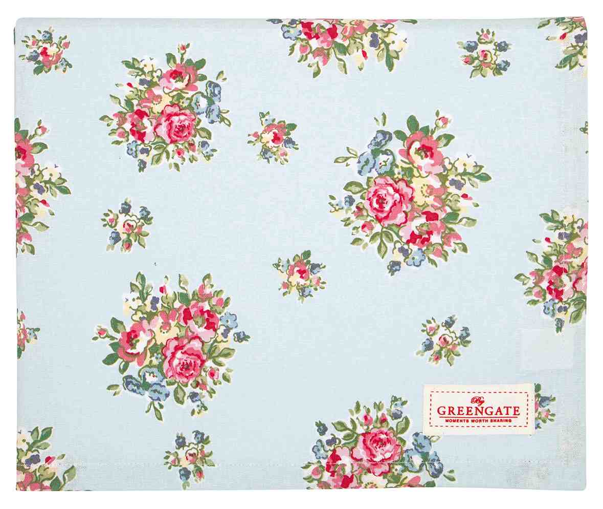 GreenGate Bavlněný ubrus Franka Blue 130x170