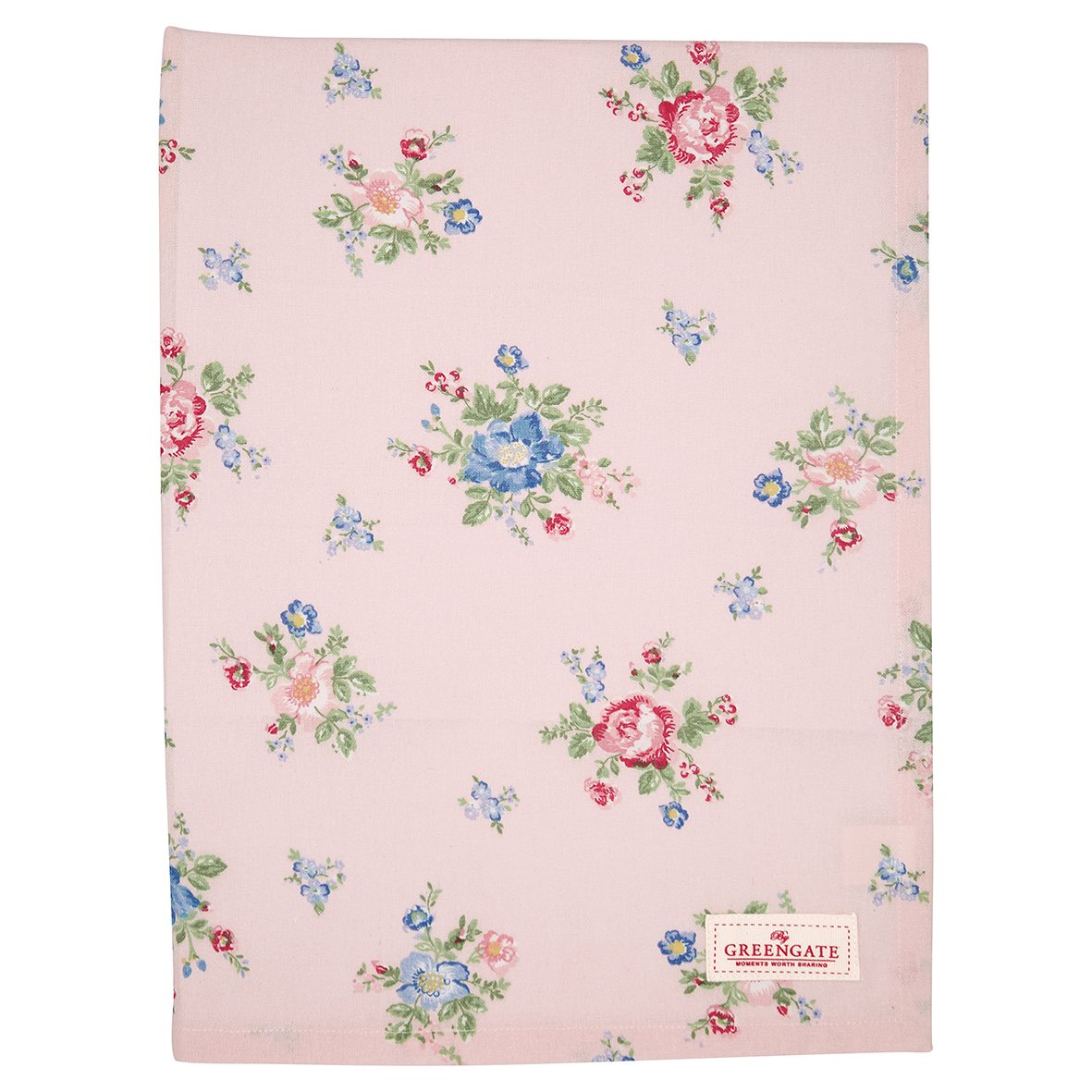 GreenGate Bavlněný ubrus Roberta Pink 130x170