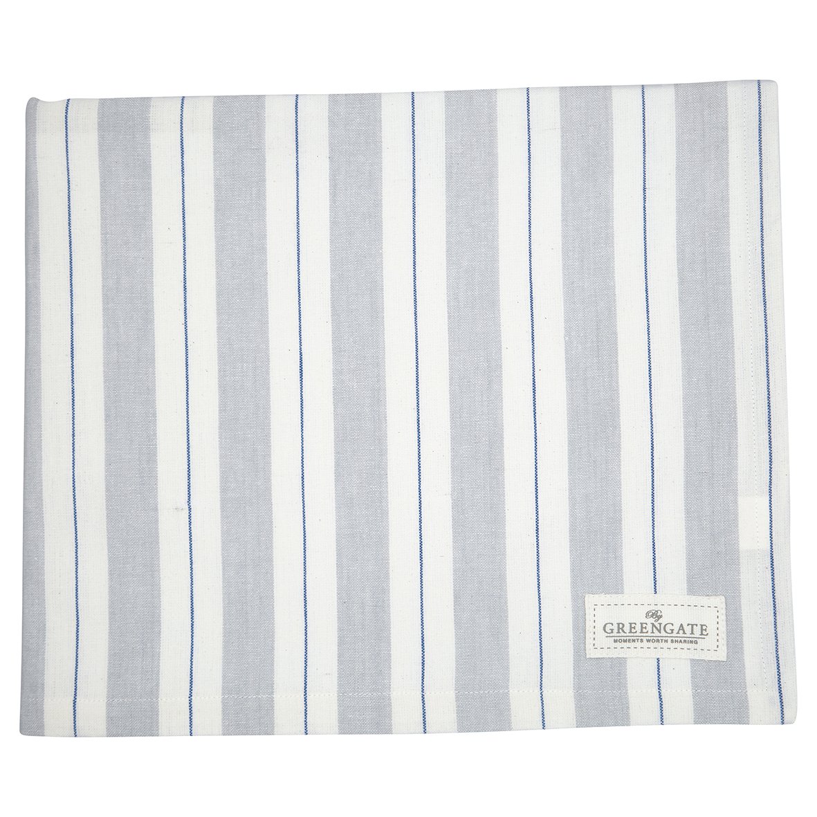 GreenGate Bavlněný ubrus Elinor Grey 145x250