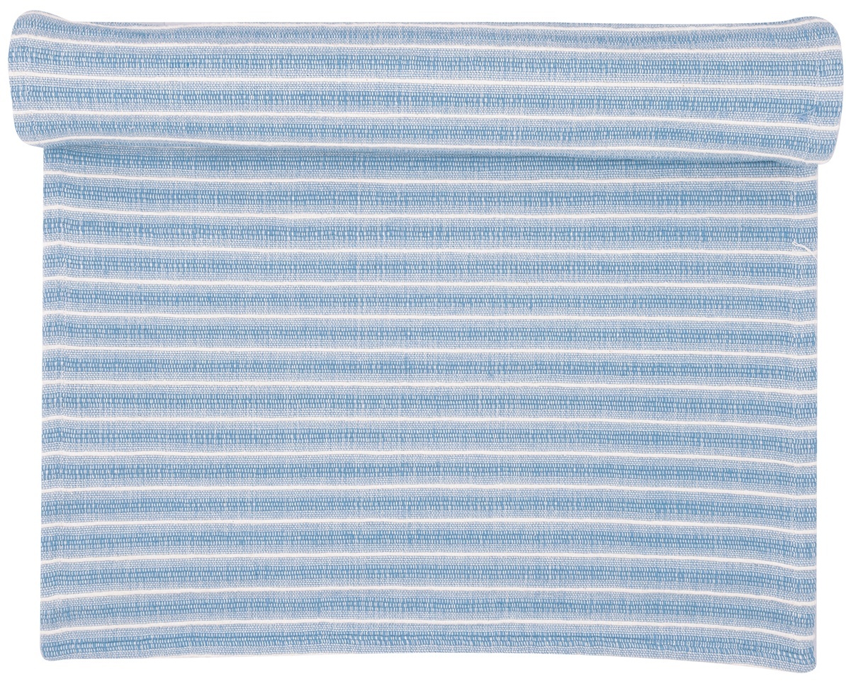 GreenGate Běhoun na stůl Alessia Pale Blue 45x140