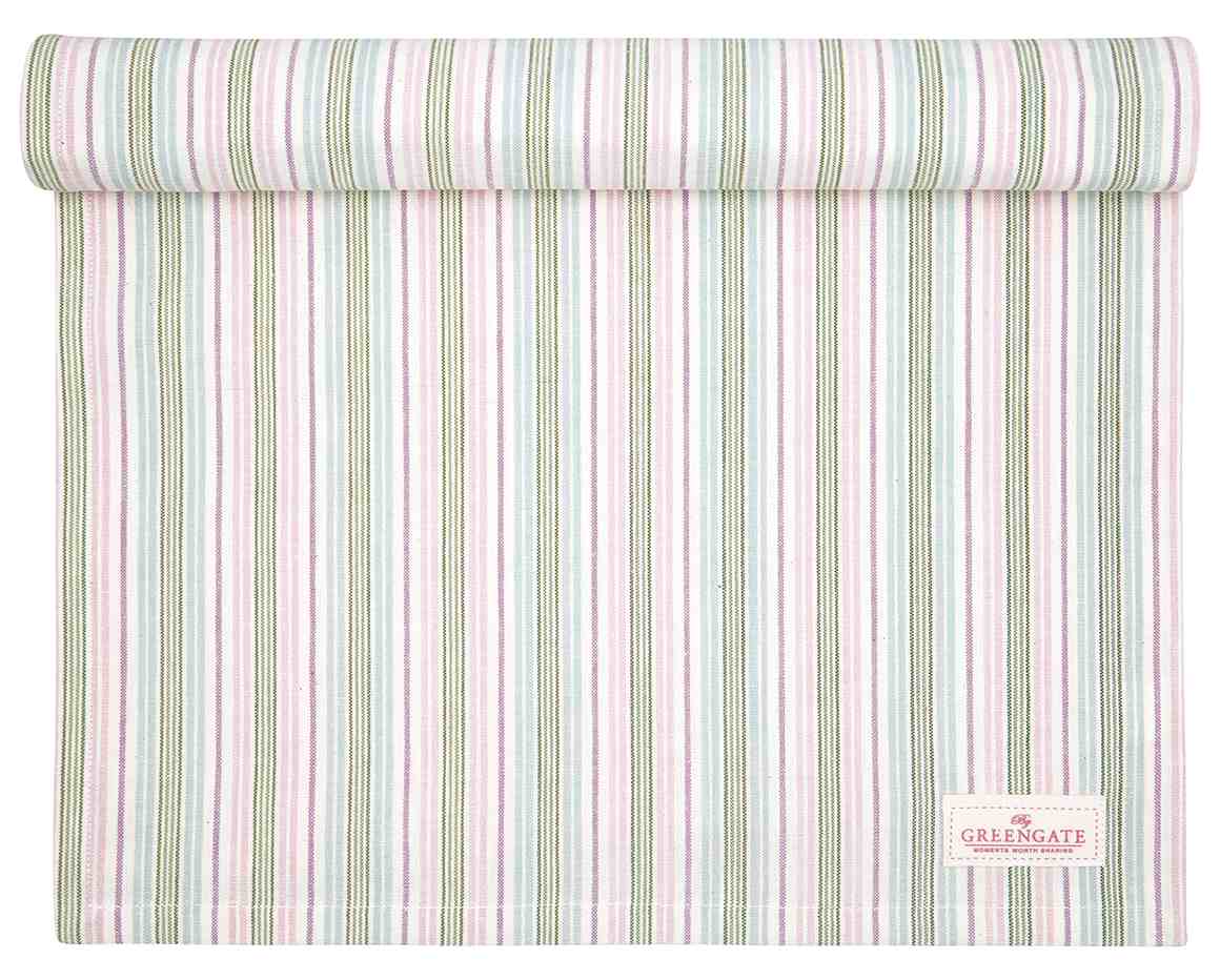 GreenGate Běhoun na stůl Edda White