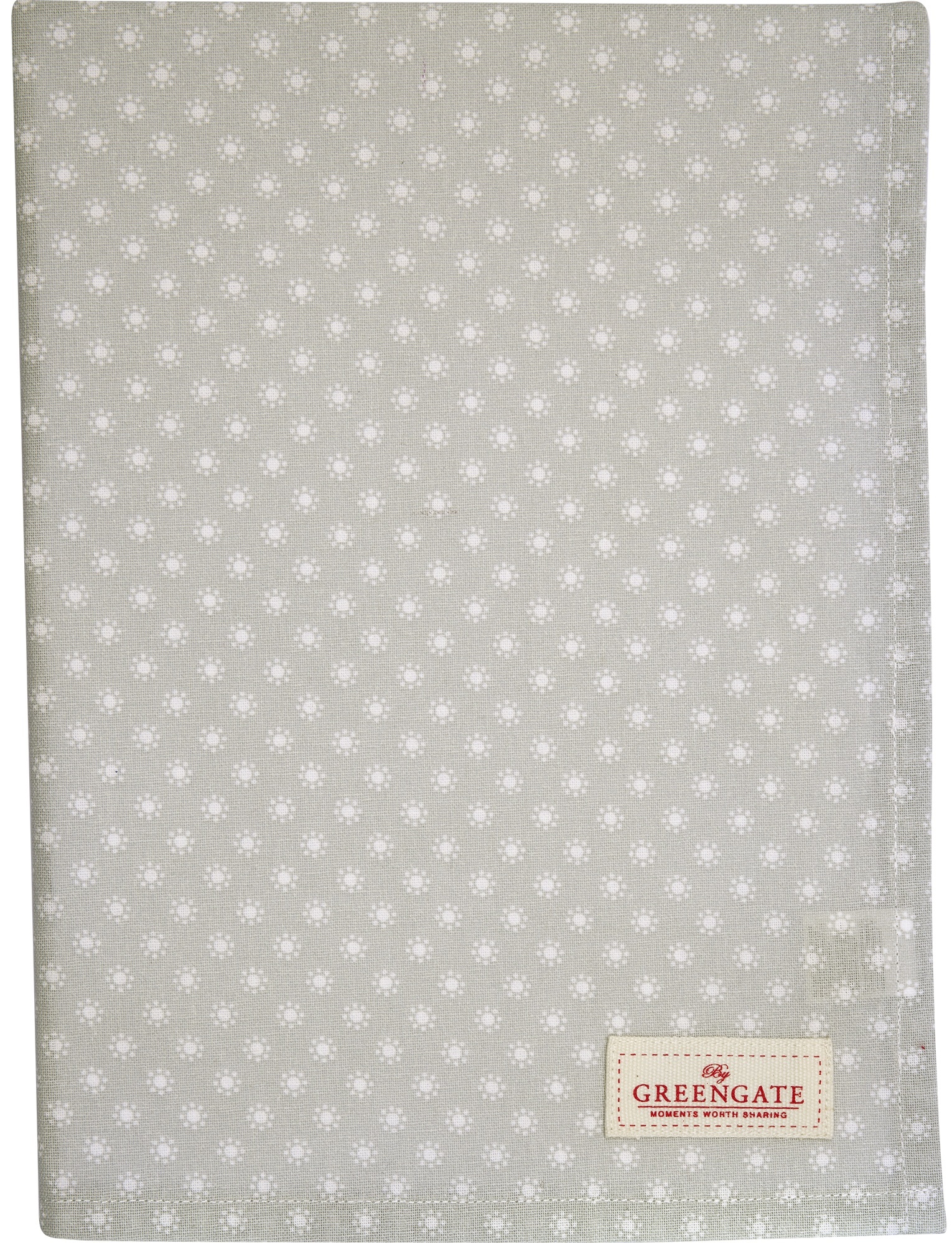 GreenGate Kuchyňská utěrka Harriet Pale Grey