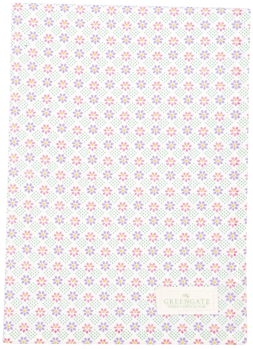 GreenGate Kuchyňská utěrka Sybille White