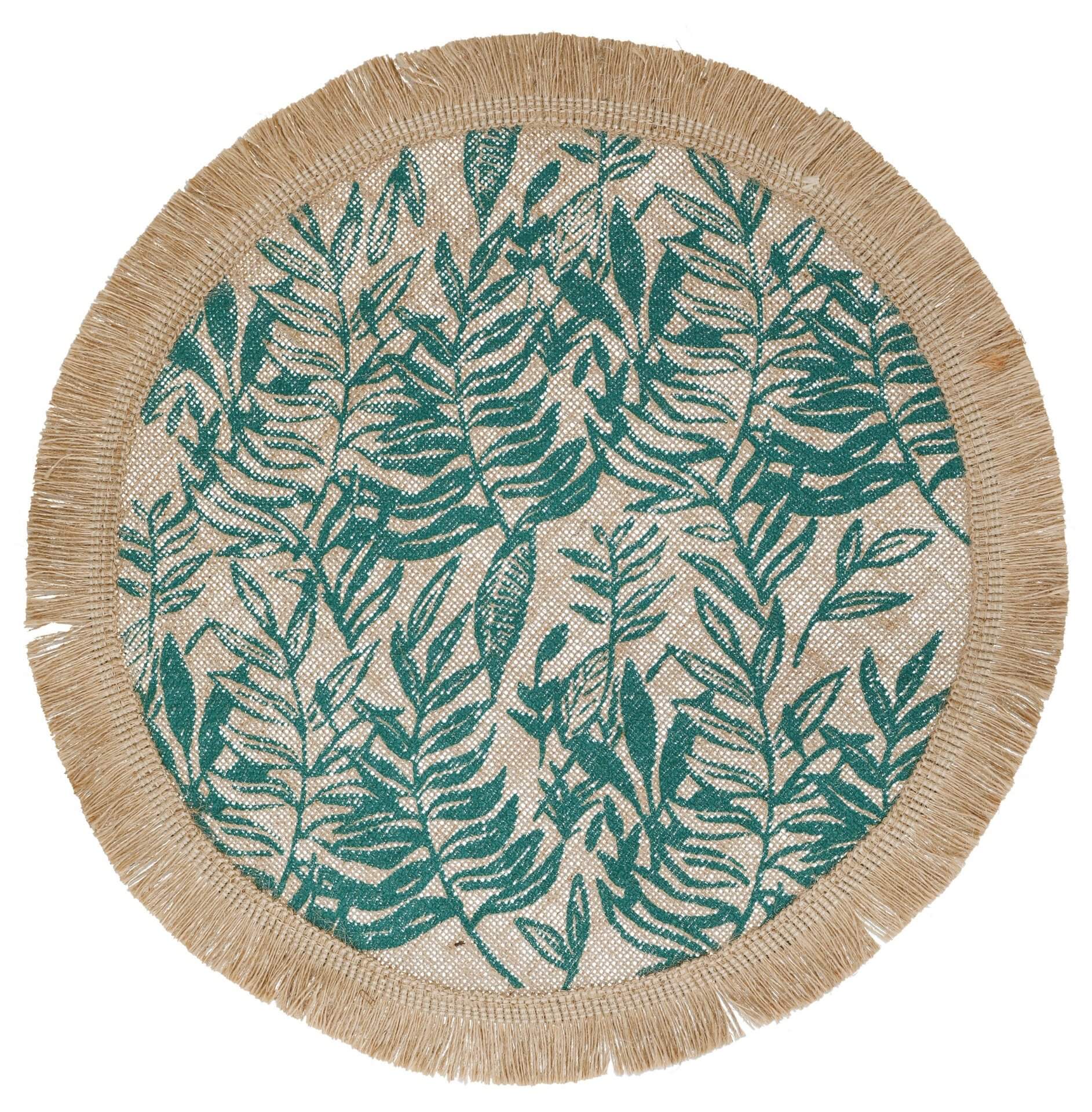 Kitchen Craft Kulaté textilní prostírání Hessian