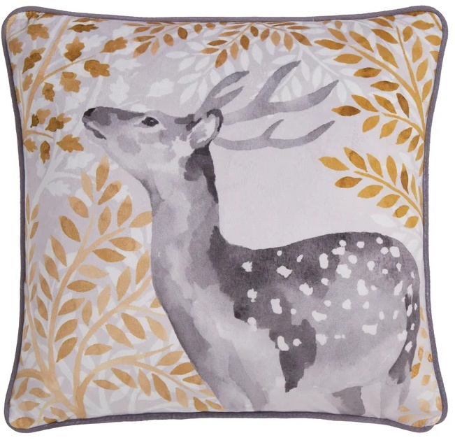 Ulster Weavers Polštář Forest Animals Grey 43x43