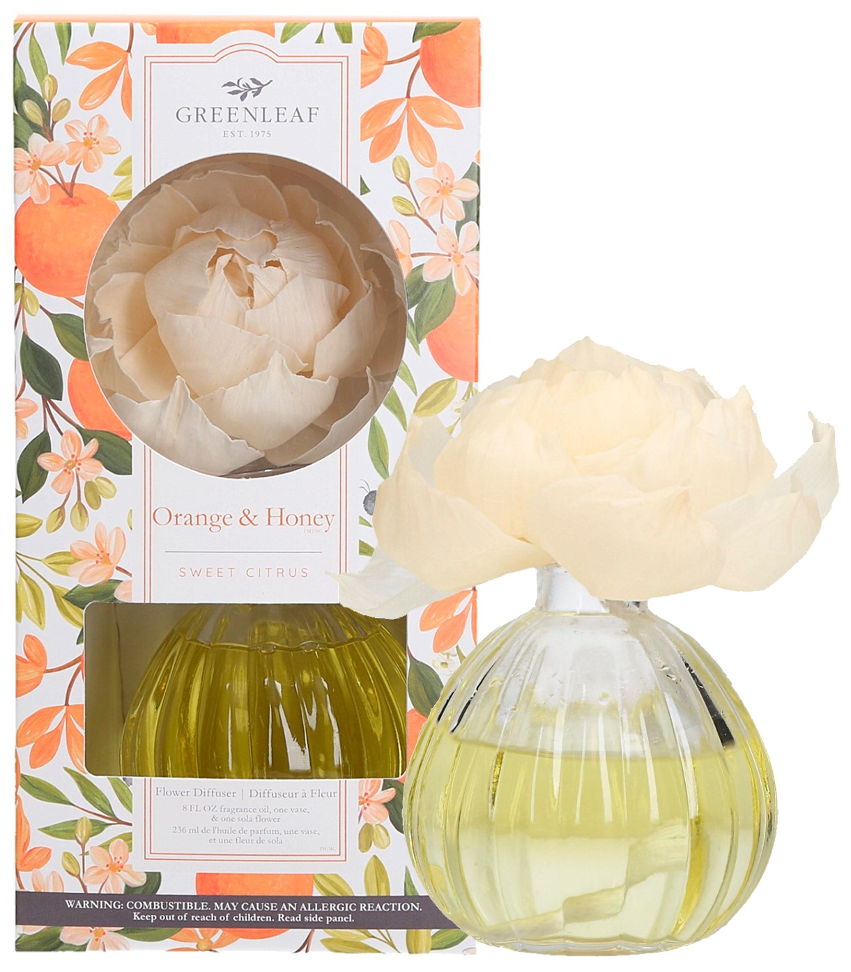 Greenleaf Květinový aroma difuzér Orange & Honey
