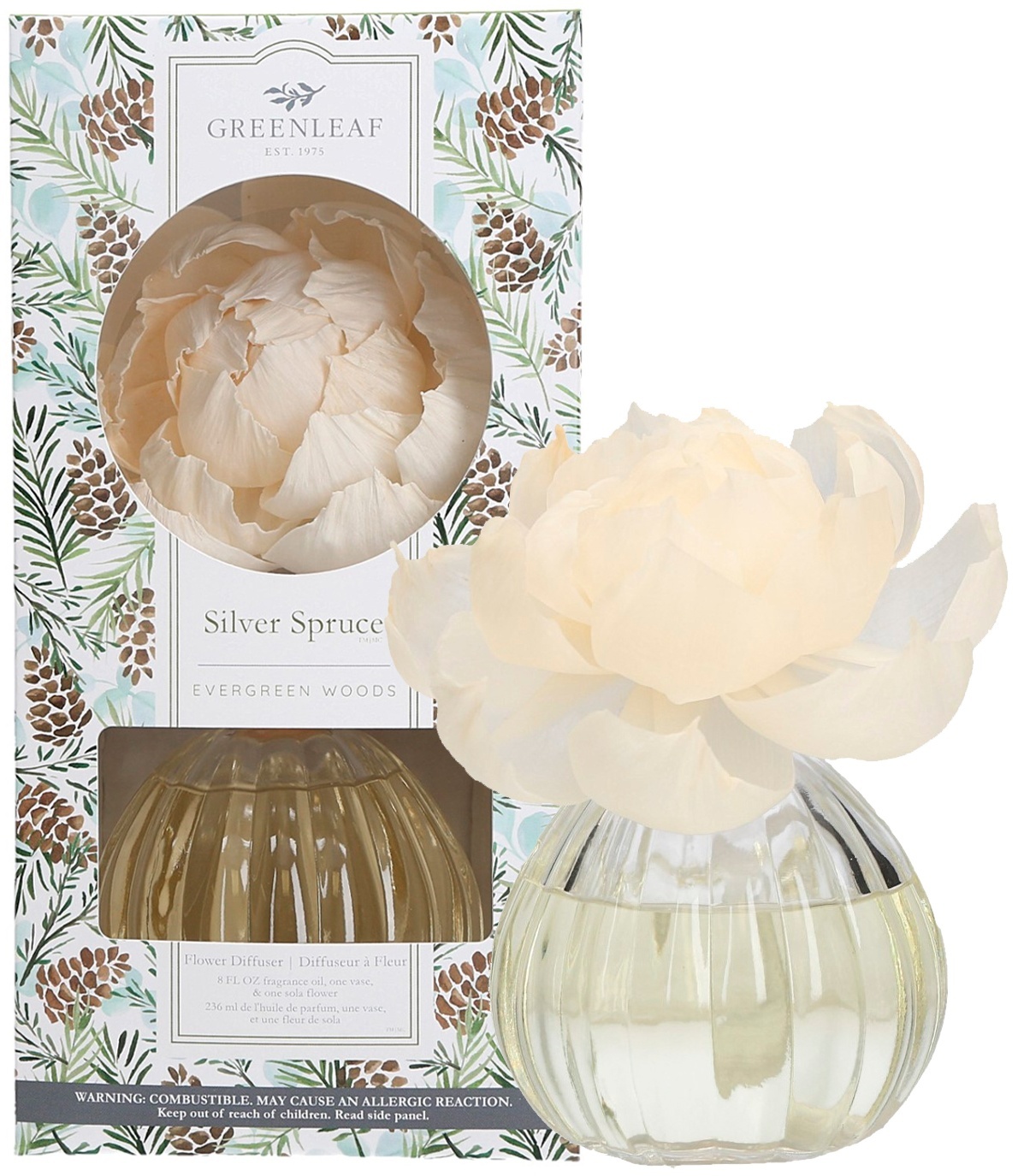 Greenleaf Květinový aroma difuzér Silver Spruce