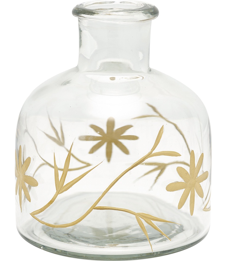 GreenGate Skleněná vánoční váza střední