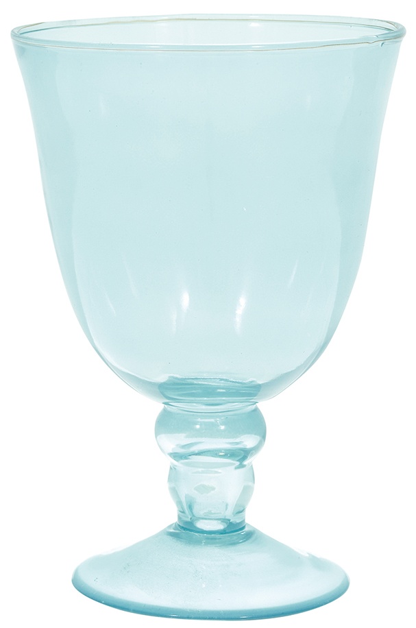 GreenGate Sklenička na víno modrá malá