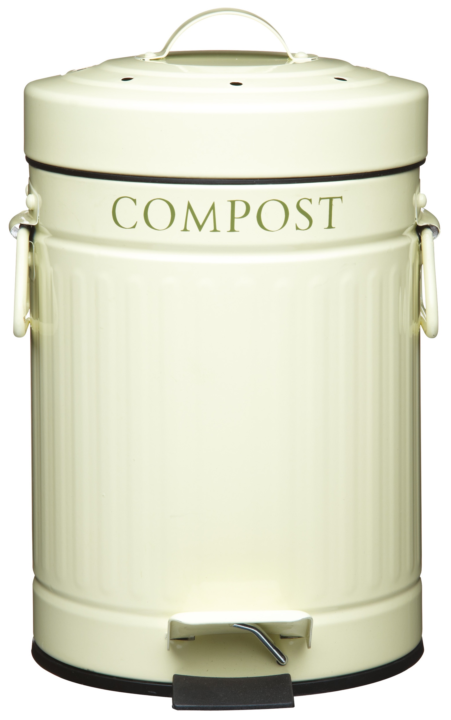 Plechový kompostér krémový Kitchen Craft