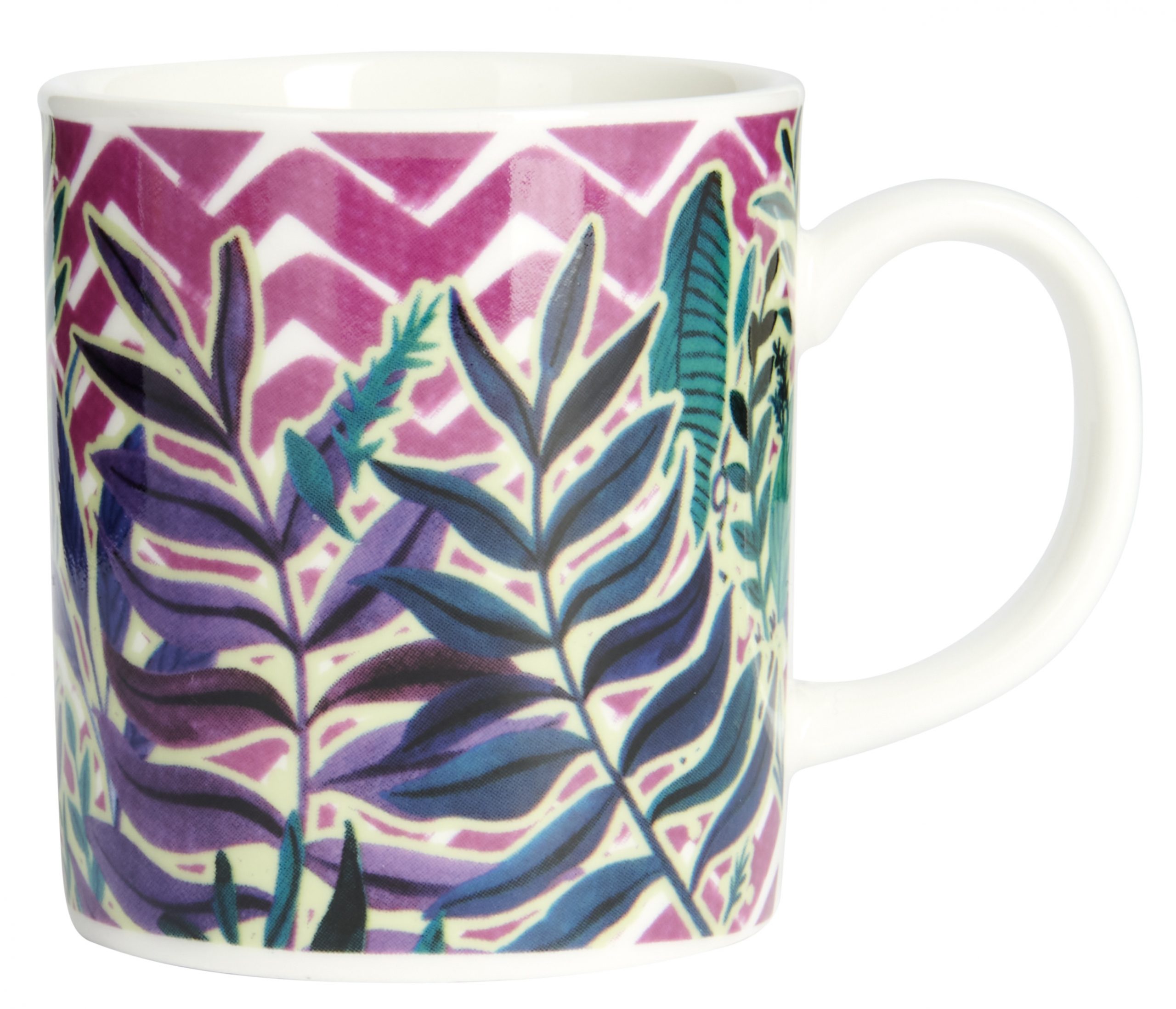 Kitchen Craft Porcelánový hrníček na espresso Exotic Leaves