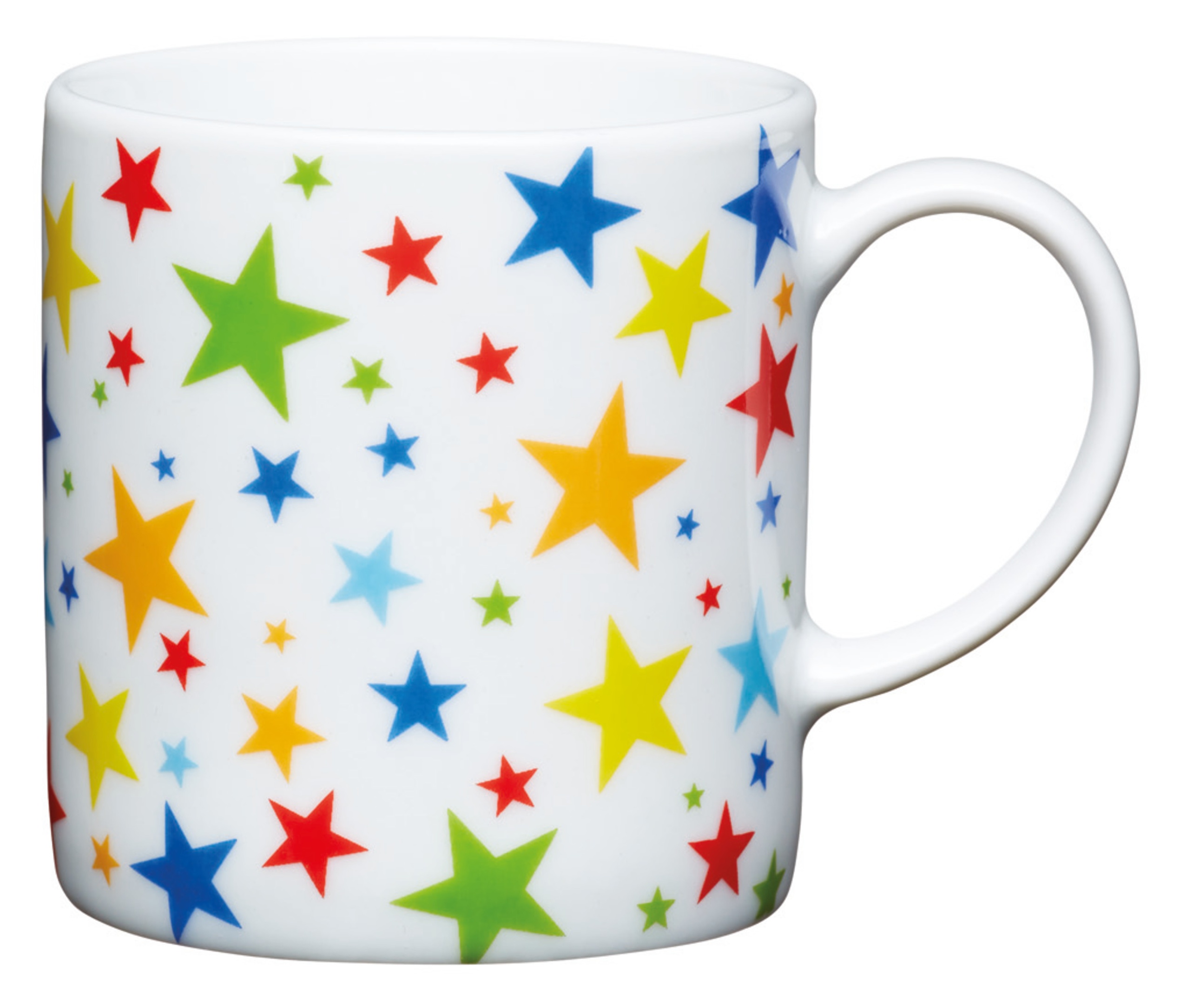 Kitchen Craft Porcelánový hrníček na espresso Multi Stars