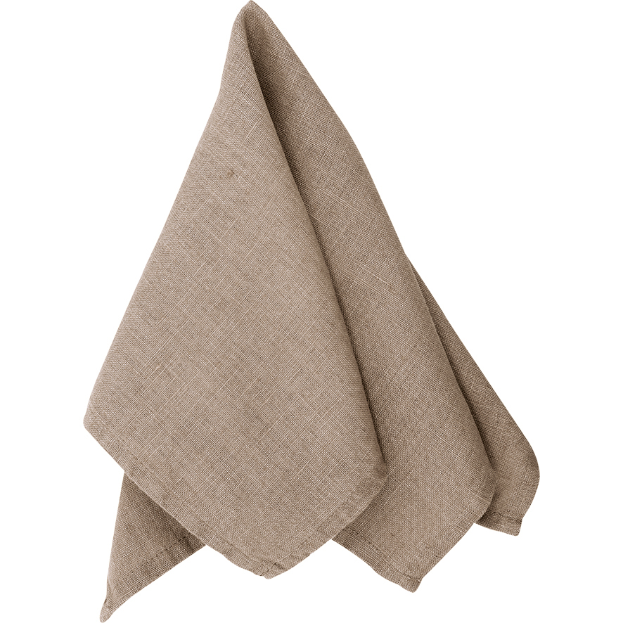 GreenGate Látkový ubrousek světle hnědý
