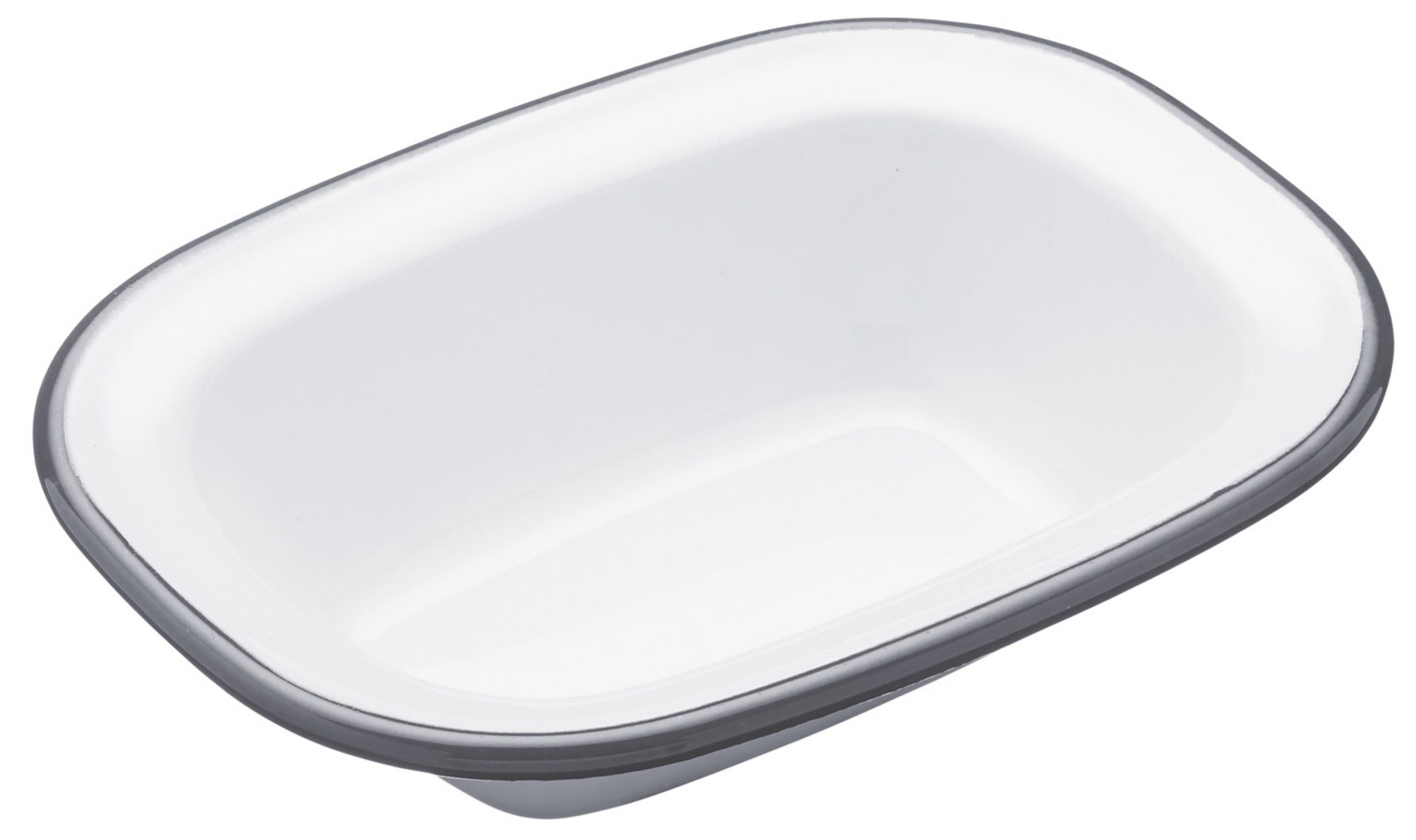 Kitchen Craft Smaltovaná zapékací mísa Living Nostalgia malá bílá