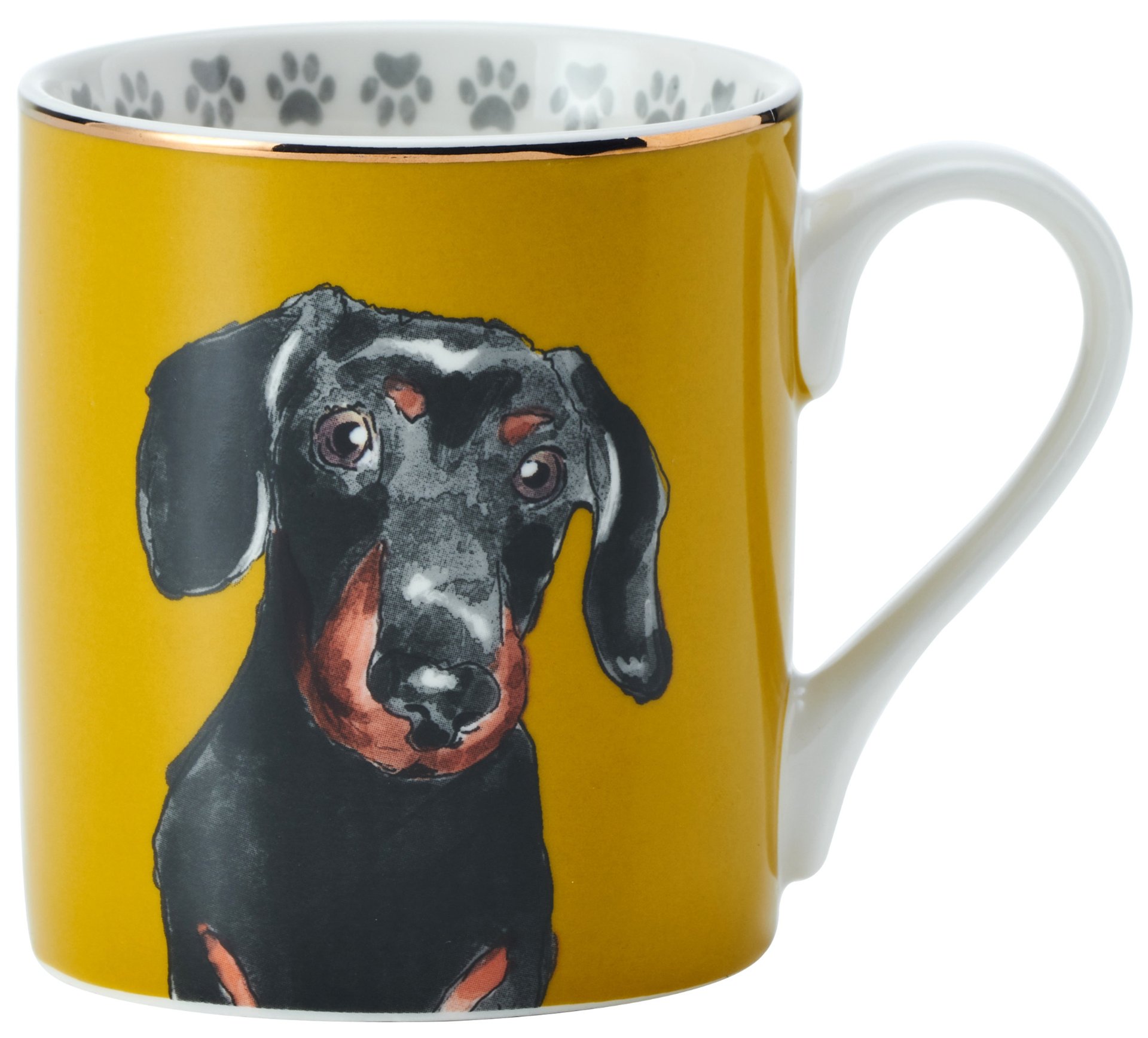 Kitchen Craft Porcelánový hrníček Dachshund