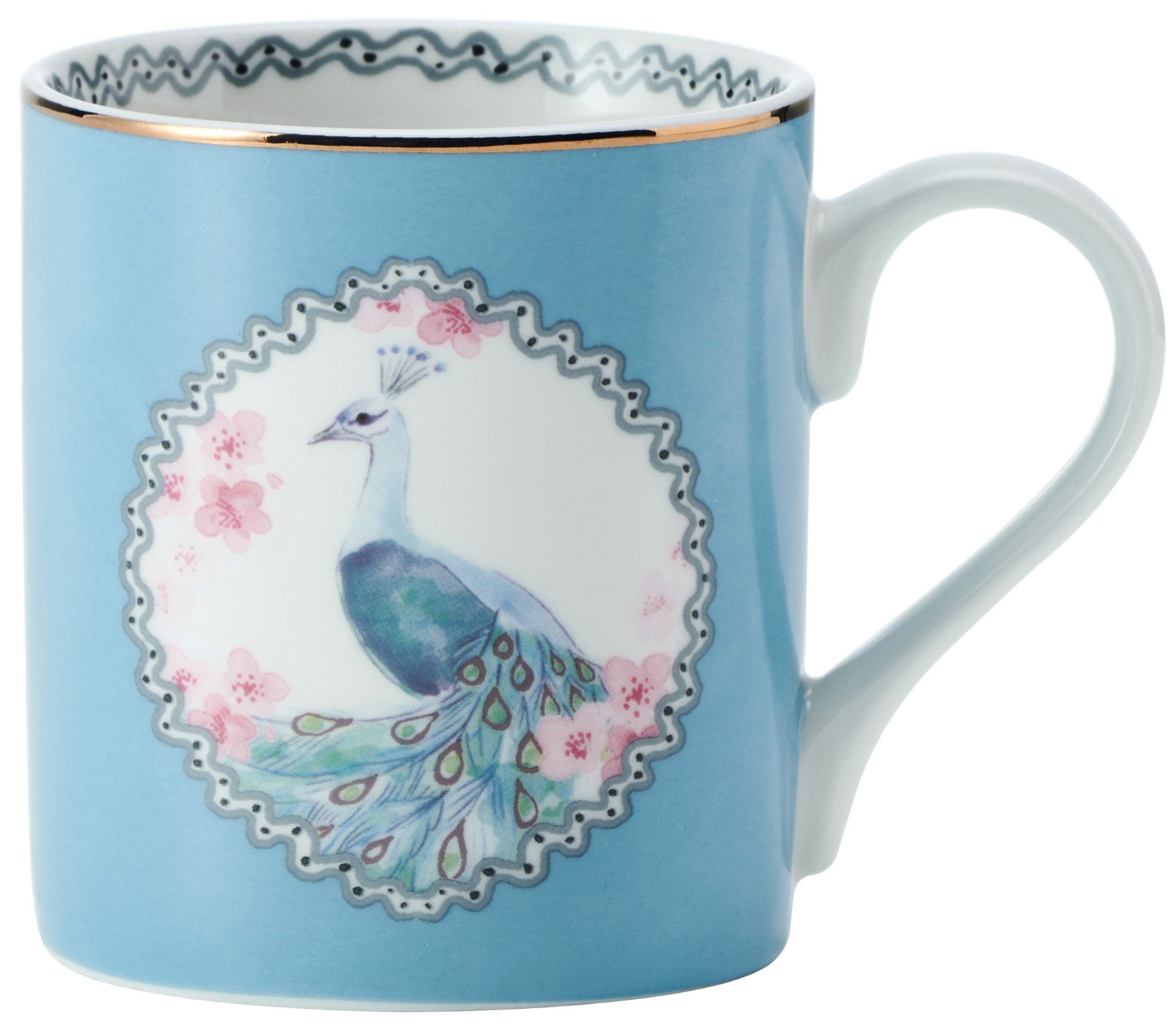 Kitchen Craft Porcelánový hrníček Peacock