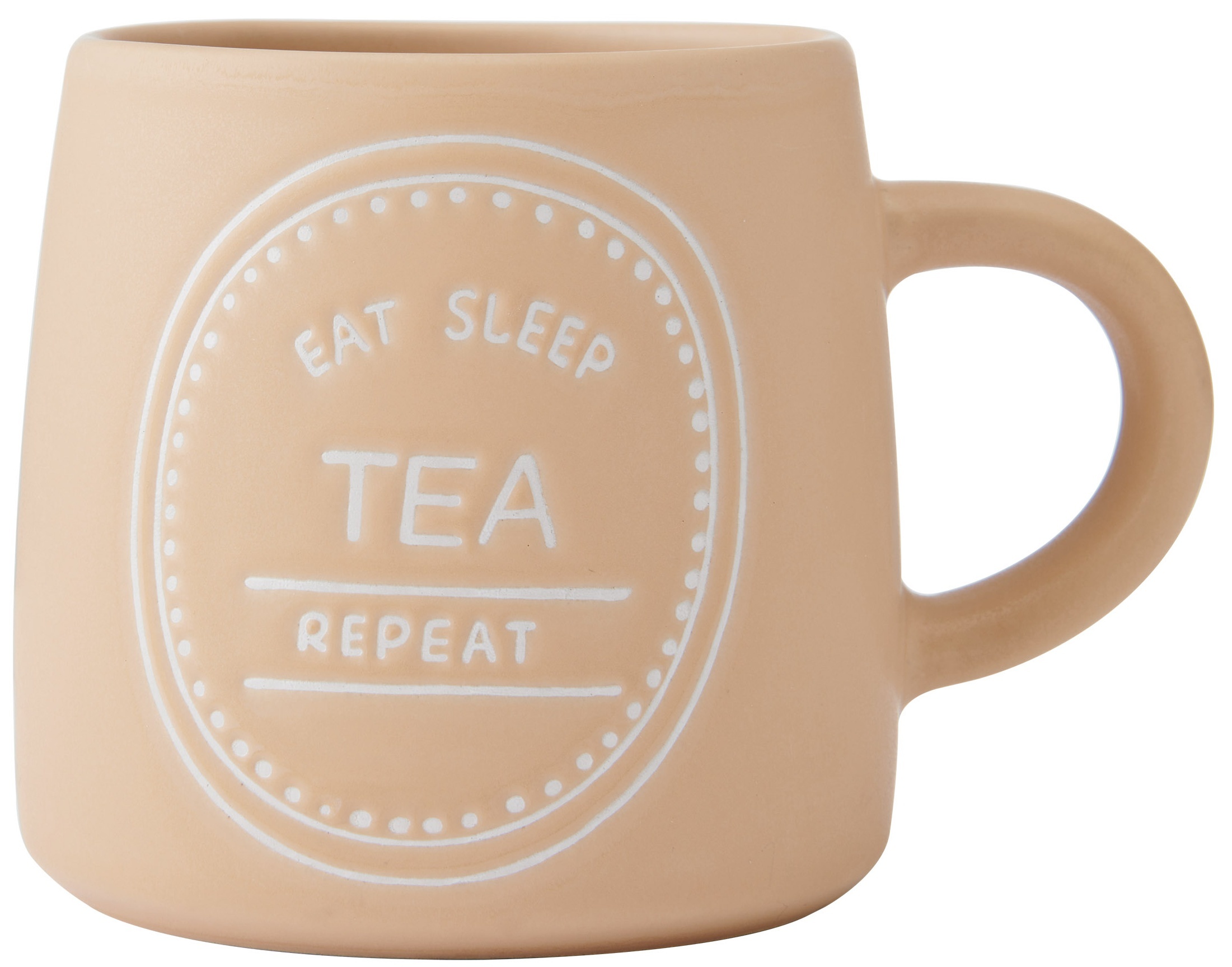 Kitchen Craft Porcelánový hrnek Eat Sleep Tea