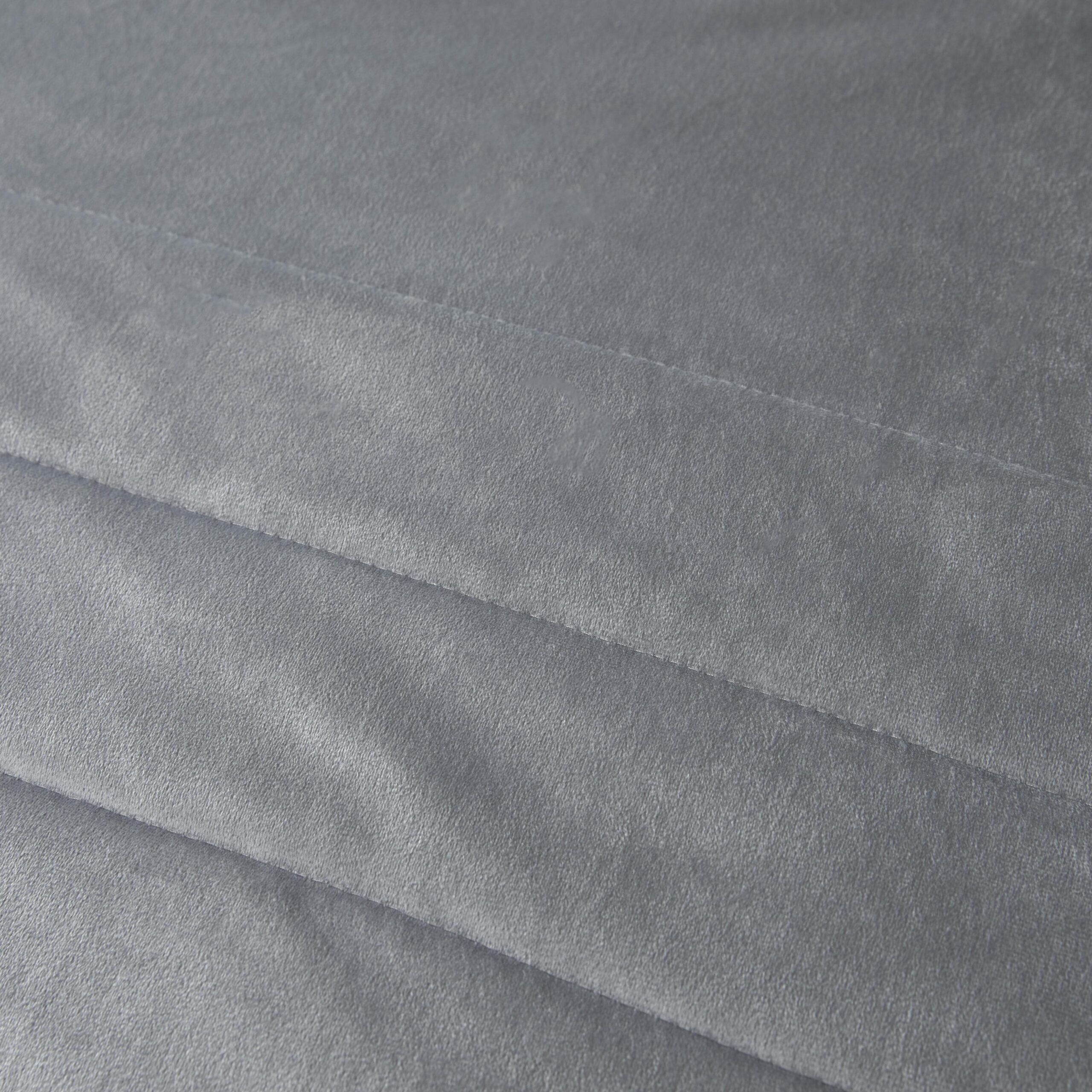 Ulster Weavers Šedý přehoz přes postel Melanie Slate 220x150