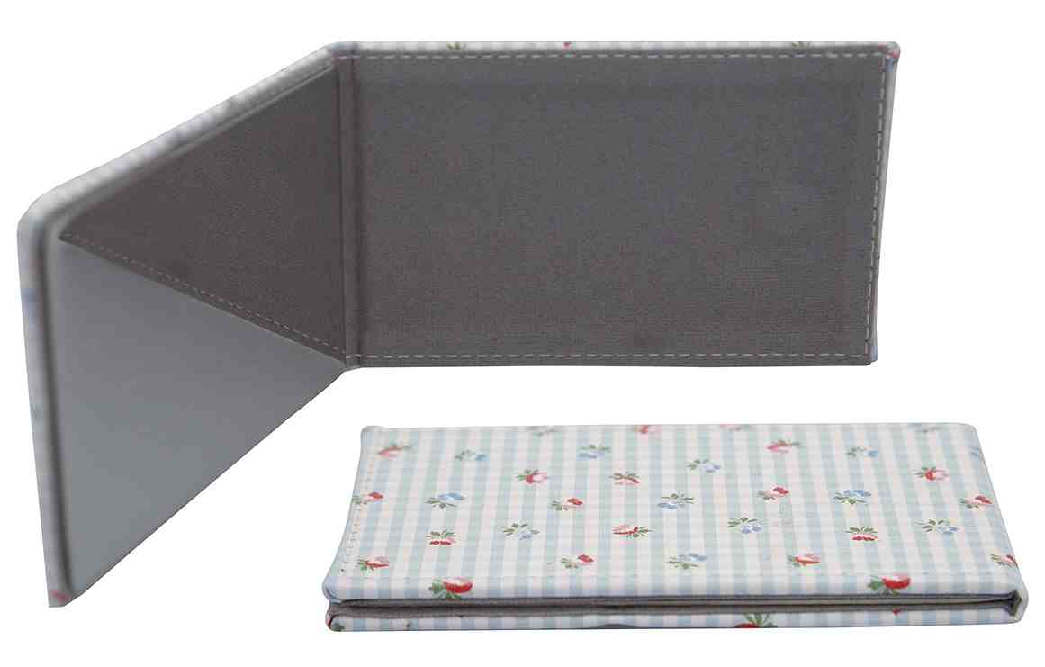 GreenGate Kapesní zrcátko Viola Pale Blue