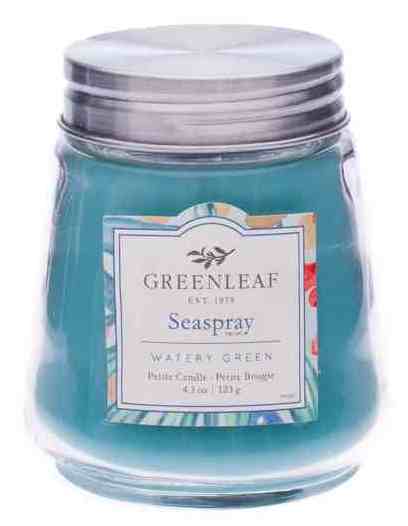Greenleaf Vonná svíčka ve skleněné dóze Seaspray malá