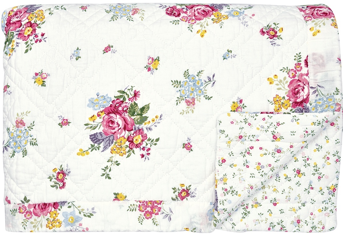 GreenGate Přehoz přes postel Elina White