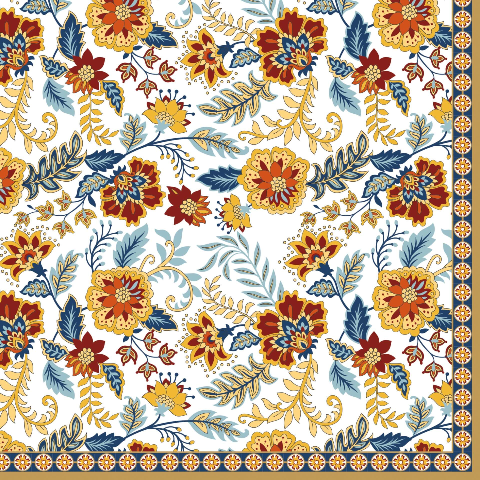 Easy Life Papírový ubrousek Paisley Abundance