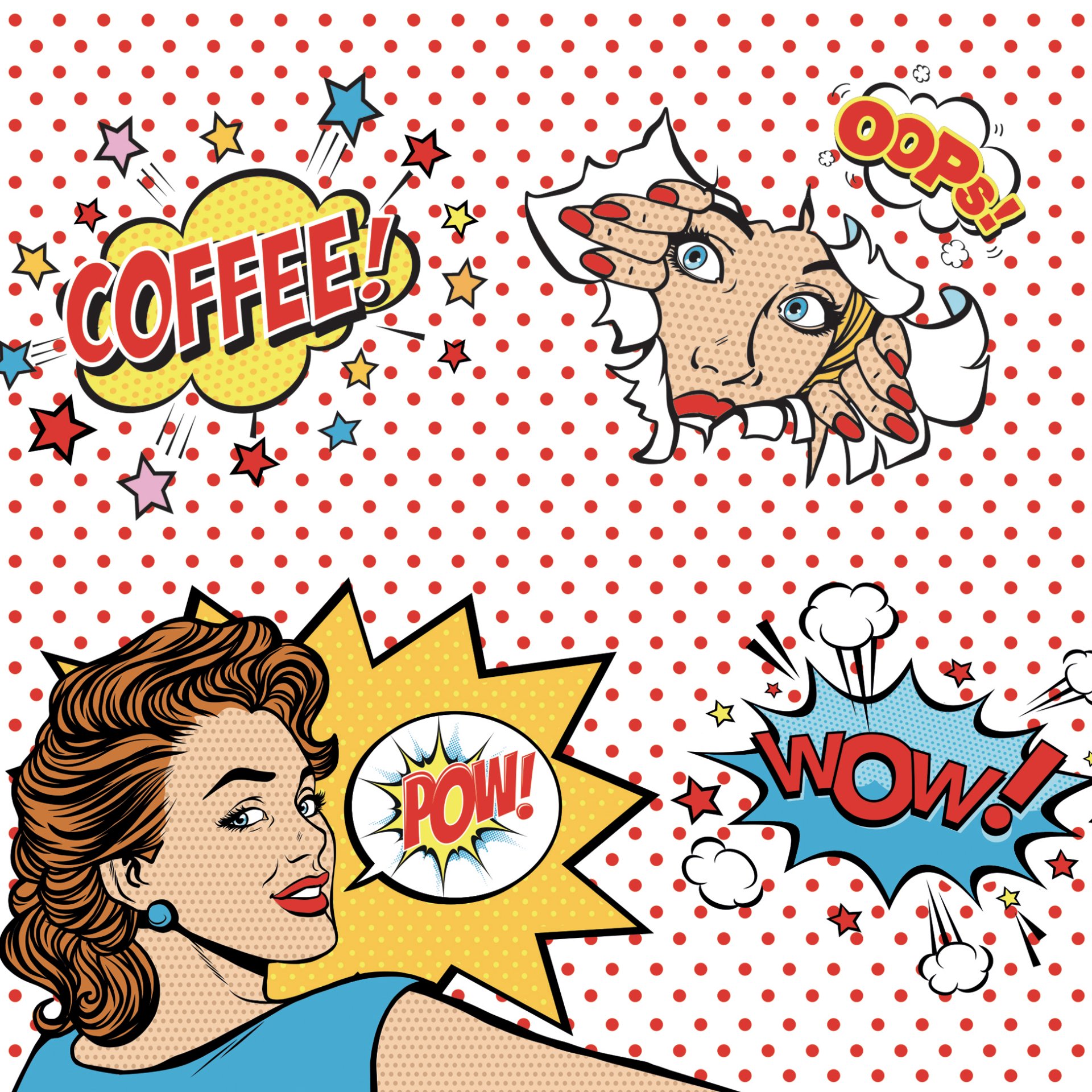 Easy Life Papírový ubrousek Pop Art