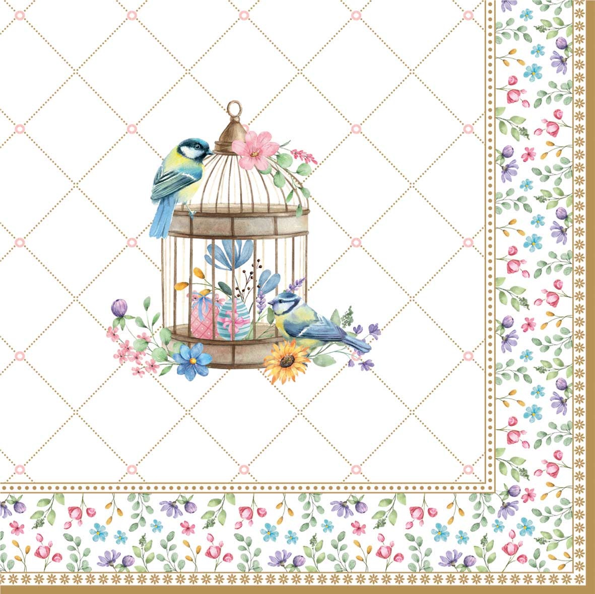 Easy Life Papírový ubrousek Spring Bloom