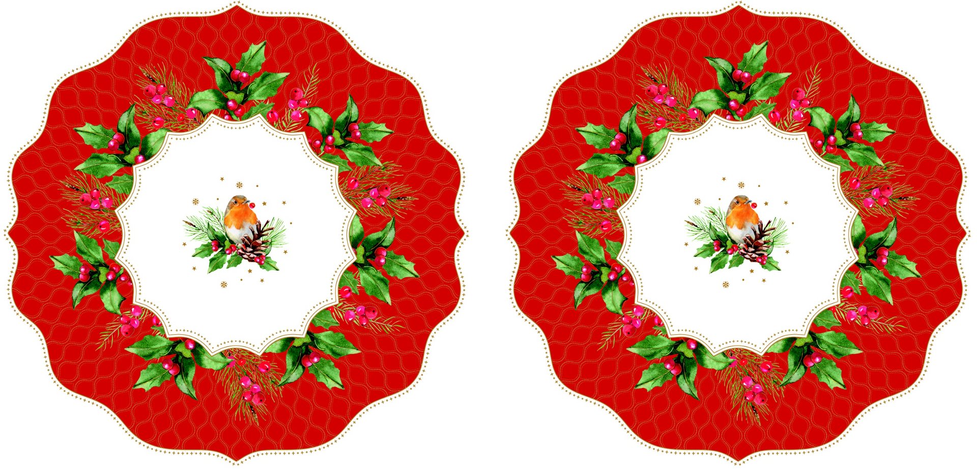 Easy Life Plastové prostírání Christmas Berries