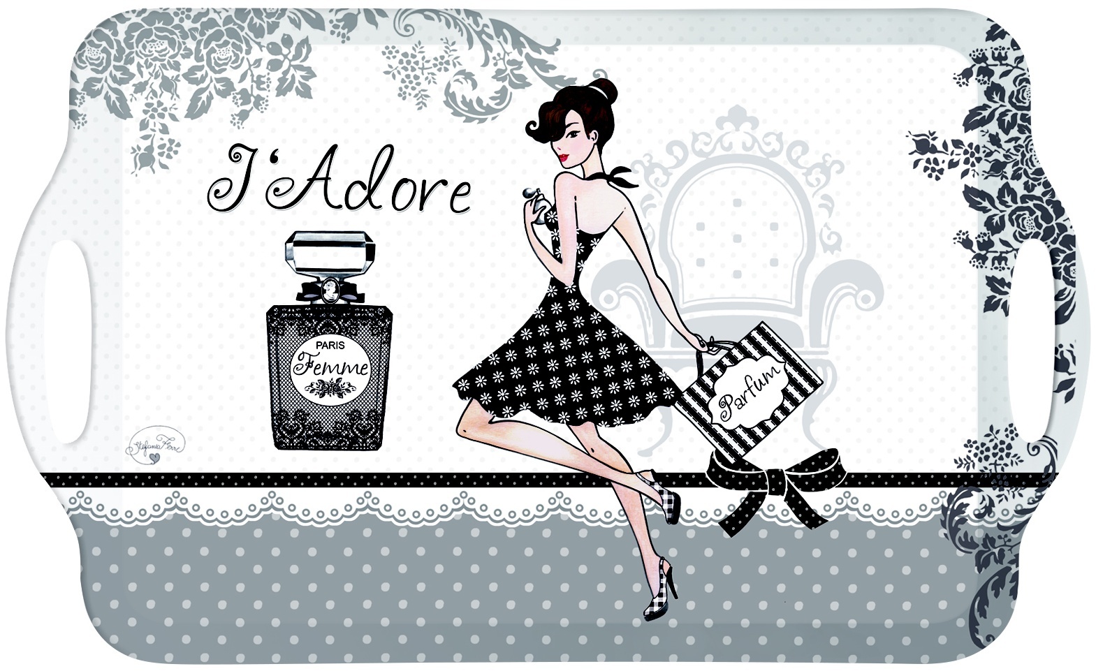 Easy Life Plastový servírovací tác T´Adore velký