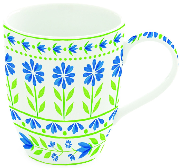 Easy Life Porcelánový hrnek Flowers Garden