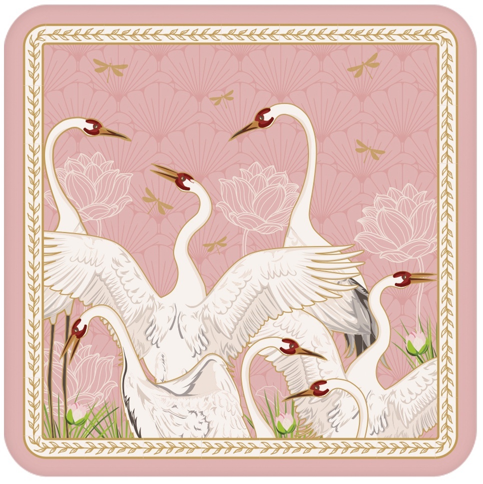 Easy Life Korkové podložky pod skleničky Dancing Herons