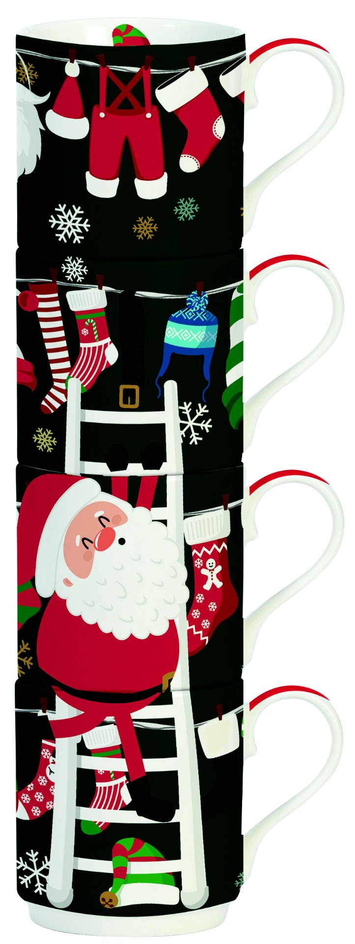 Easy Life Sada hrnků Santa´s Outfits