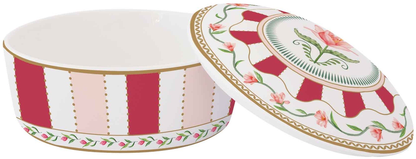 Easy Life Porcelánová šperkovnička Flowery