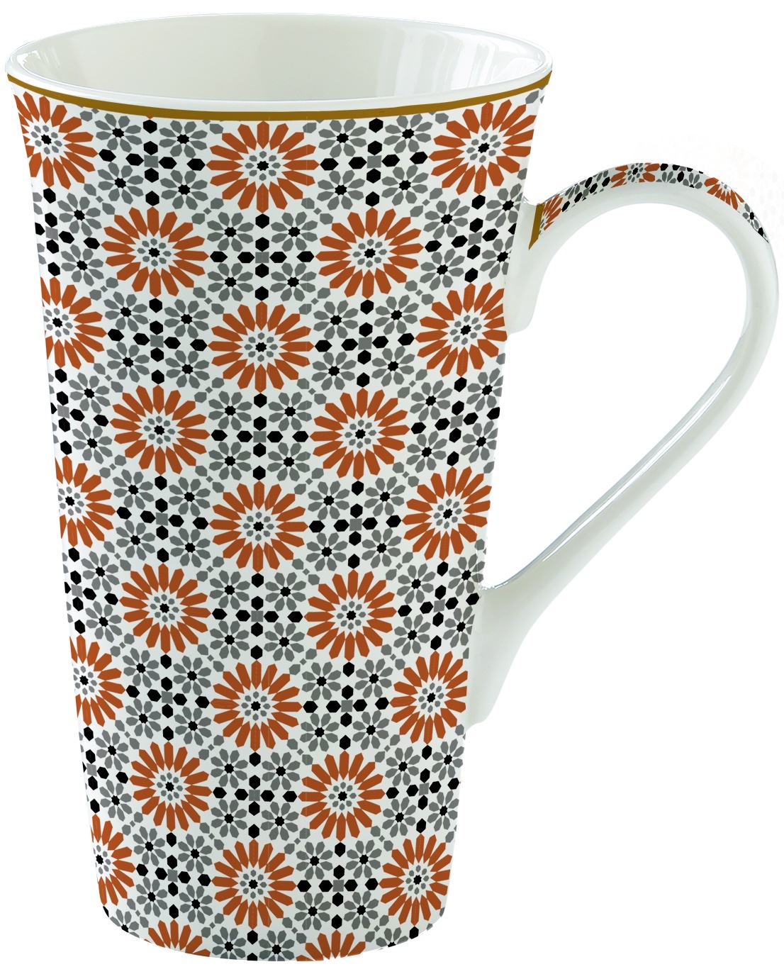 Easy Life Porcelánový hrnek velký Geoethnic