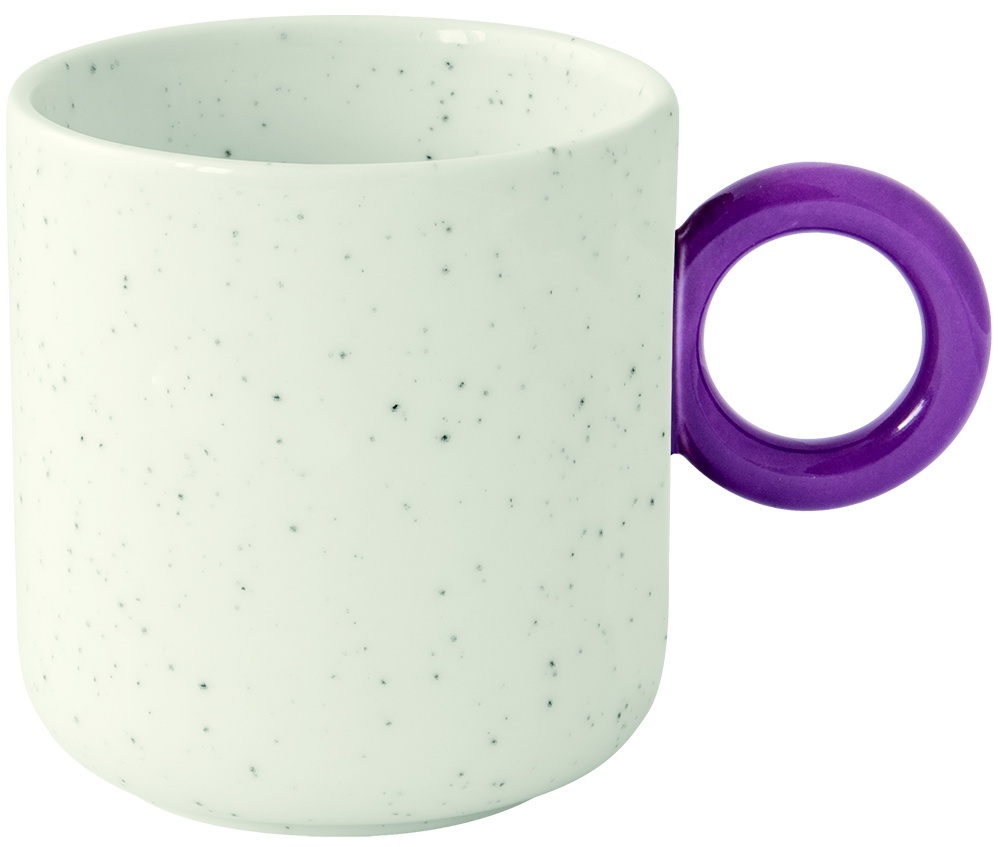 Easy Life Porcelánový hrnek Creative Coloured White Violet