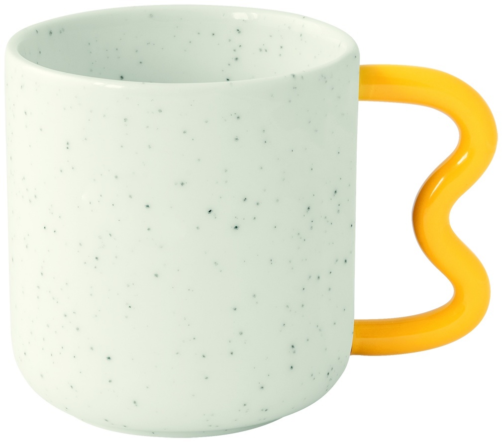 Easy Life Porcelánový hrnek Creative Coloured White Yellow