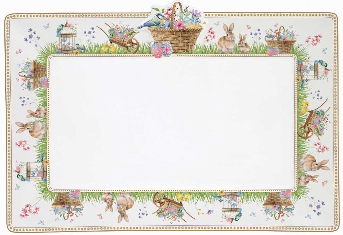 Easy Life Porcelánový servírovací talíř Spring Bloom