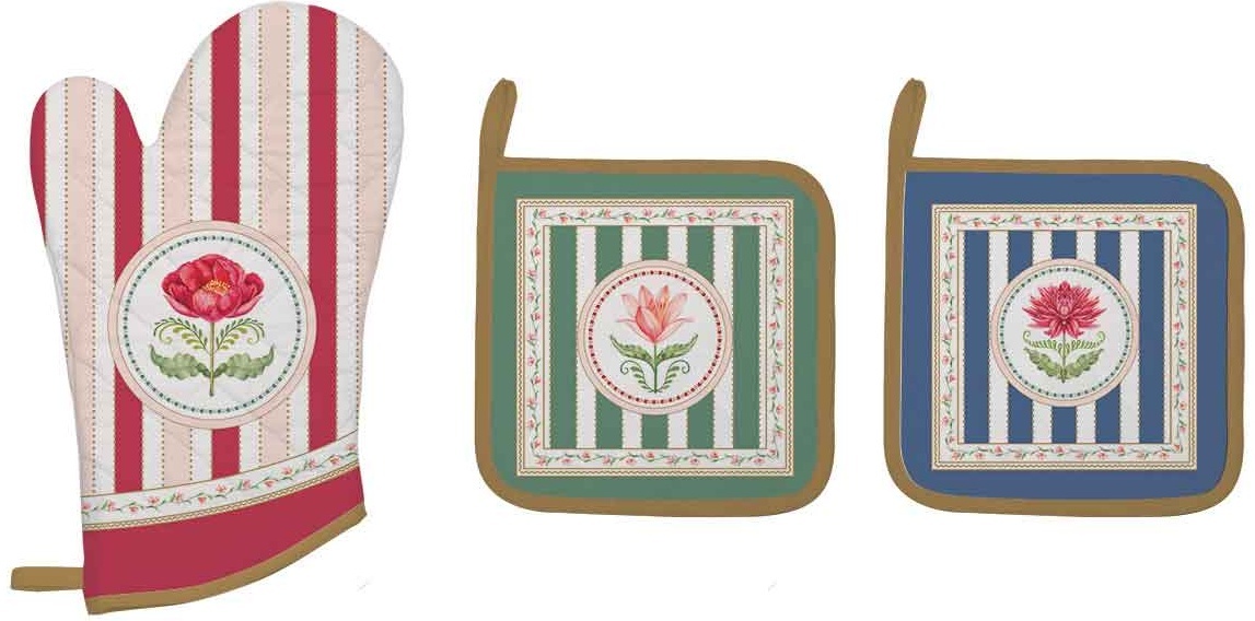 Easy Life Kuchyňská rukavice a chňapky Flowery