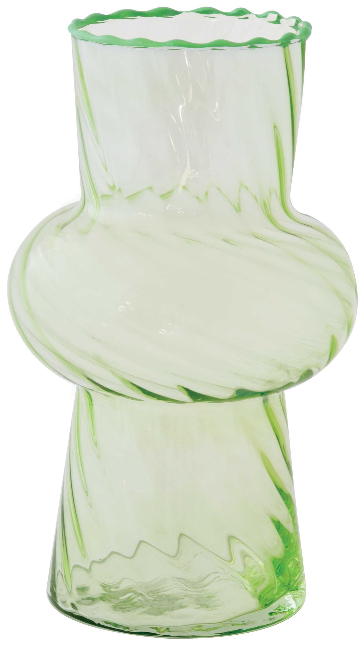 Easy Life Váza z borosilikátového skla Twist & Match Green