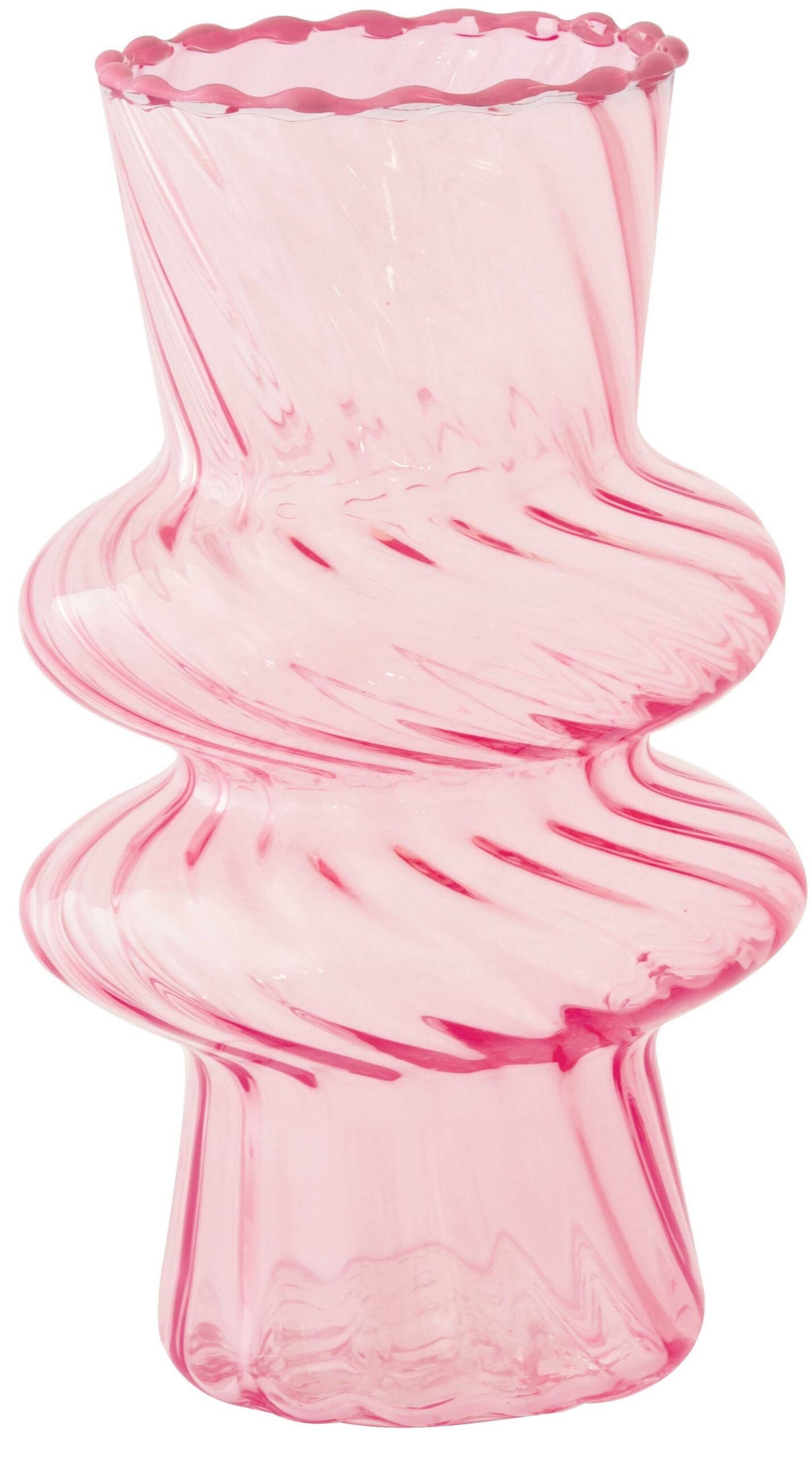 Easy Life Váza z borosilikátového skla Twist & Match Aquamarine-Pink