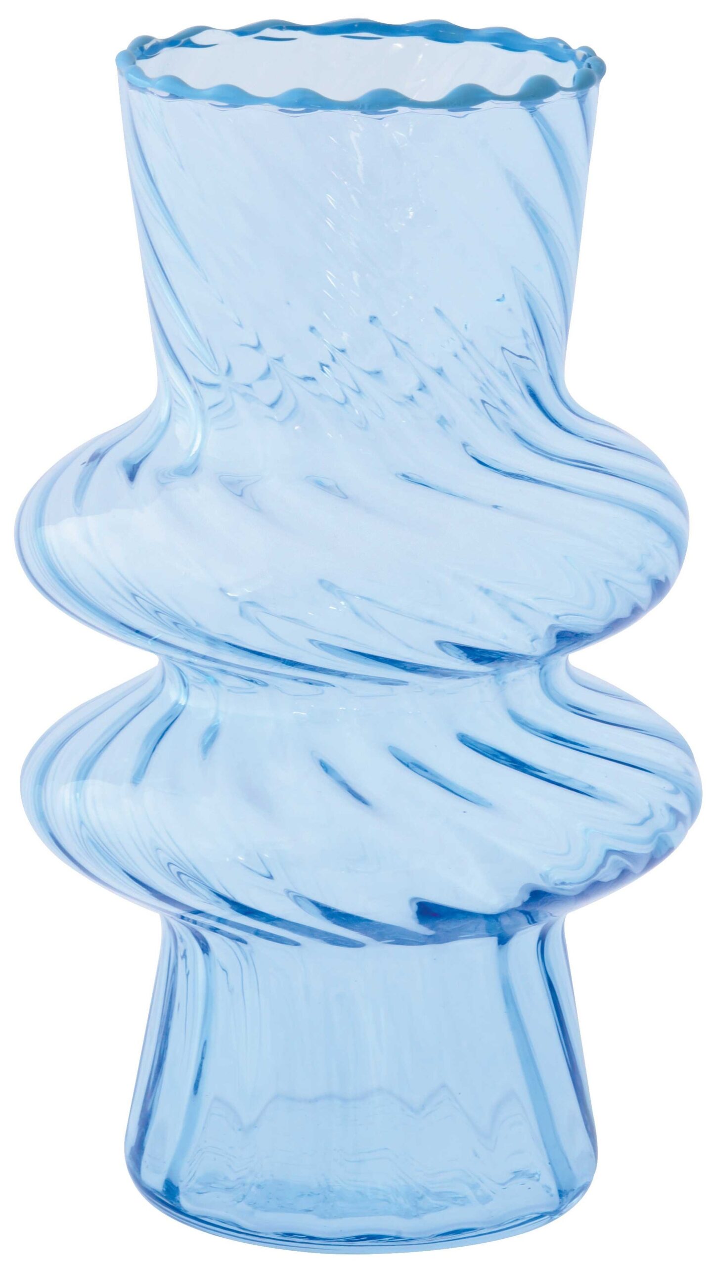 Easy Life Váza z borosilikátového skla Twist & Match Blue