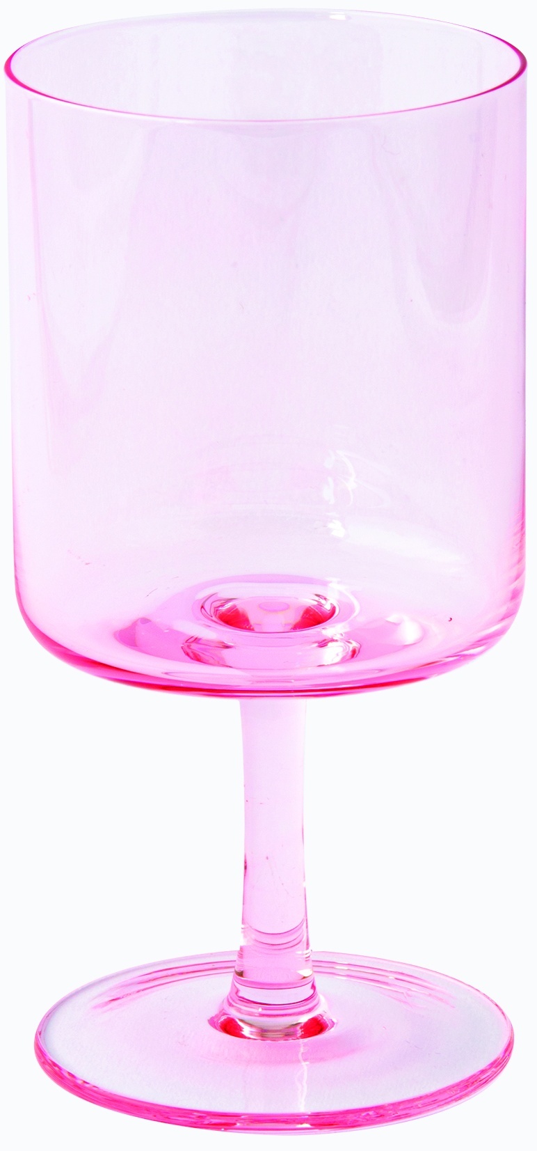 Easy Life Sada dvou růžových skleniček na víno Rainbow Pink