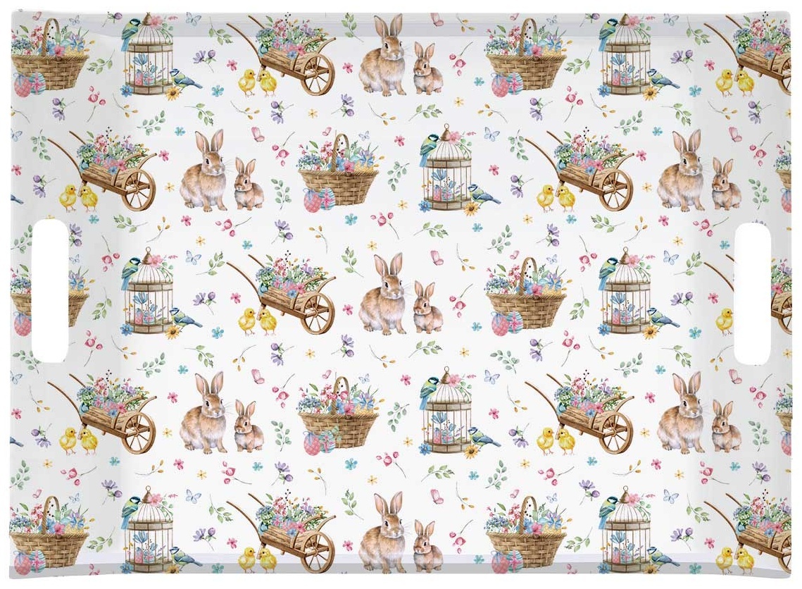 Easy Life Plastový tác Spring Bloom