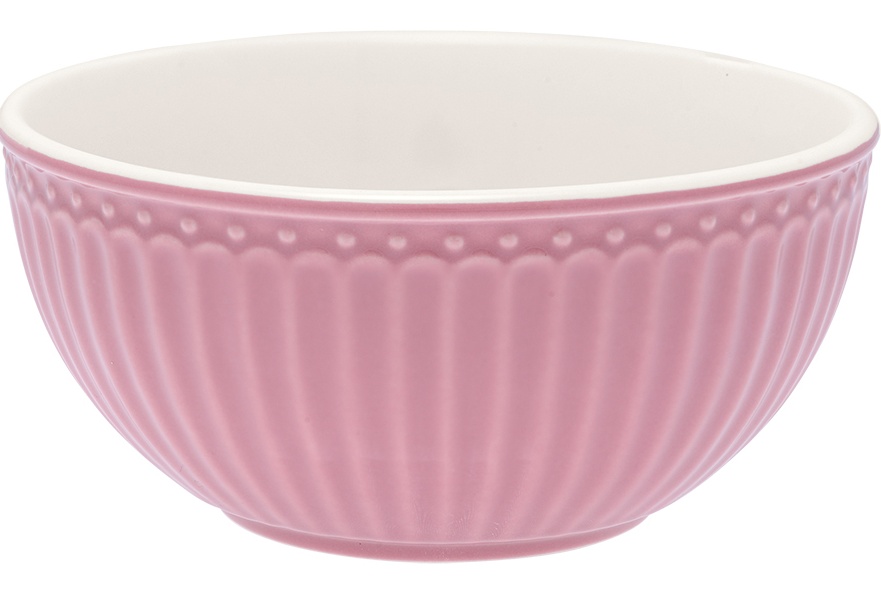 GreenGate Porcelánová miska Alice Dusty Rose