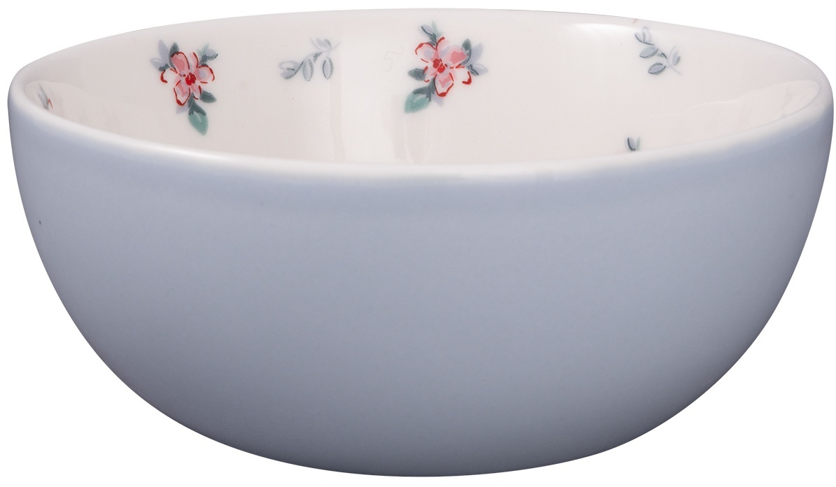GreenGate Porcelánová miska Jalia Pale Grey