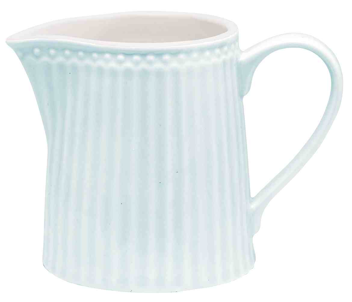 GreenGate Porcelánová mléčenka Alice Pale Blue