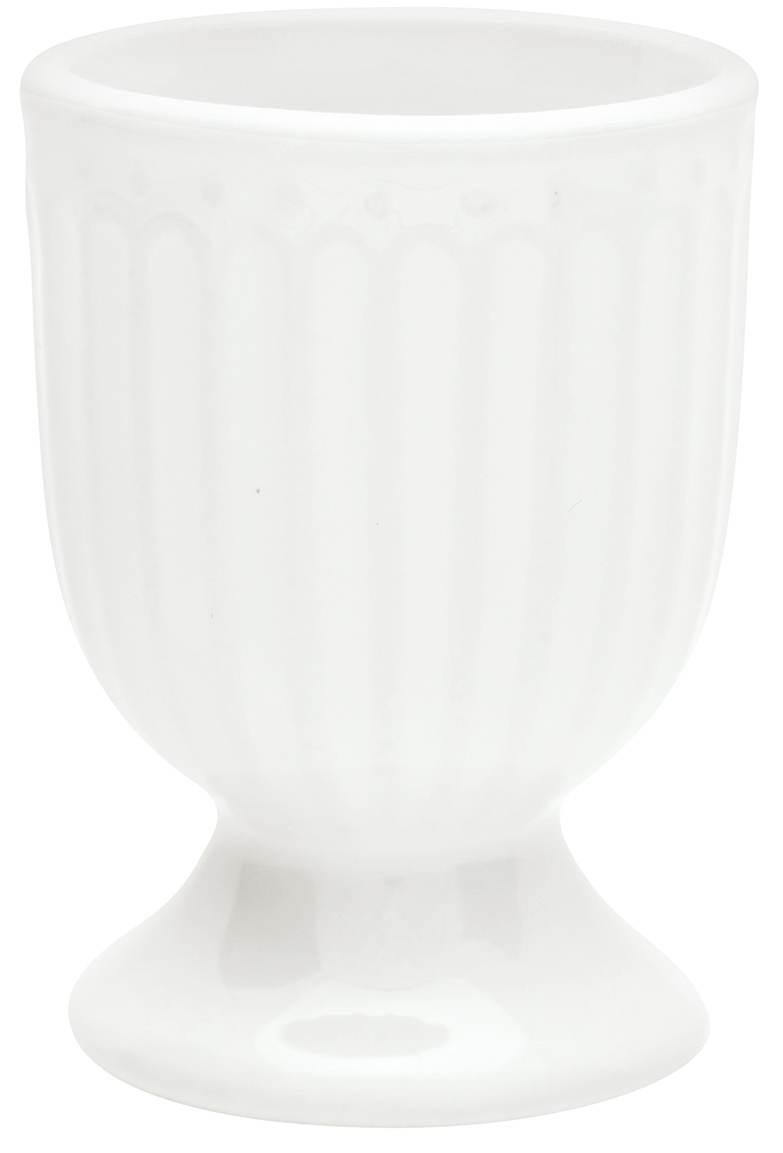 GreenGate Porcelánový kalíšek na vajíčko Alice White
