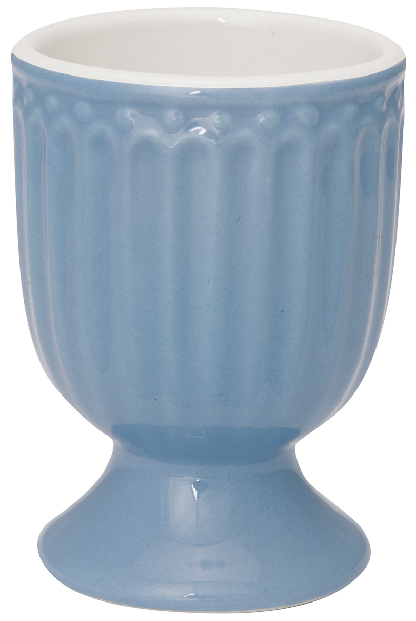 GreenGate Keramický kalíšek na vajíčko Alice Sky Blue