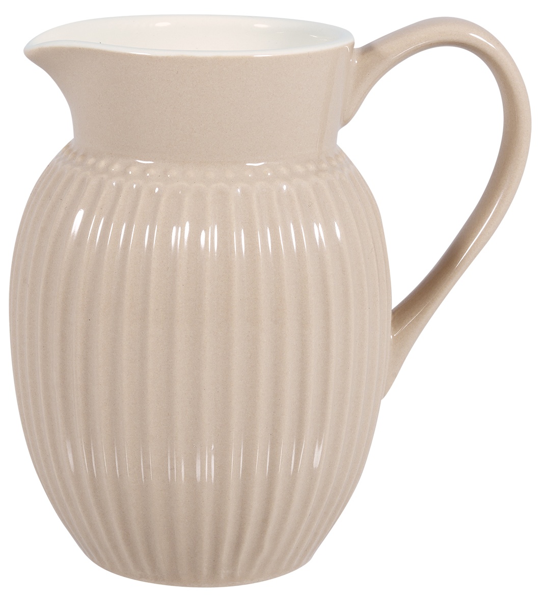 GreenGate Porcelánový džbán Alice Creamy Fudge malý